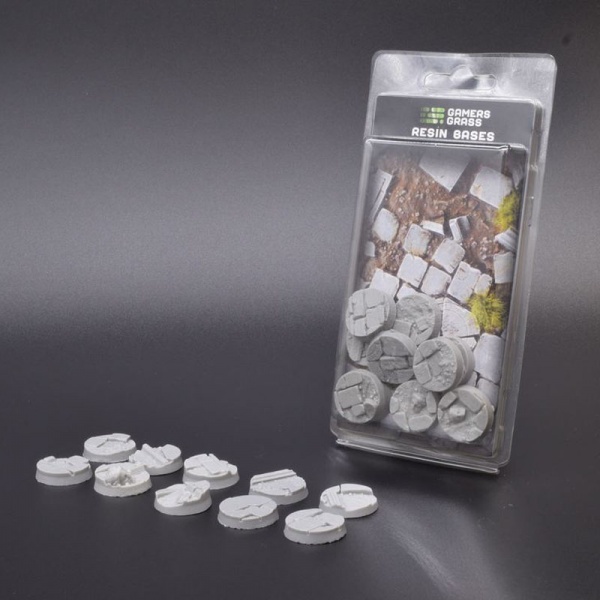 Resin Bases, Temple, 25mm Round (10x)